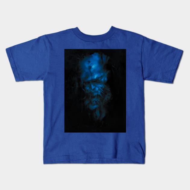 Monster of the deep water Kids T-Shirt by Nazolkin